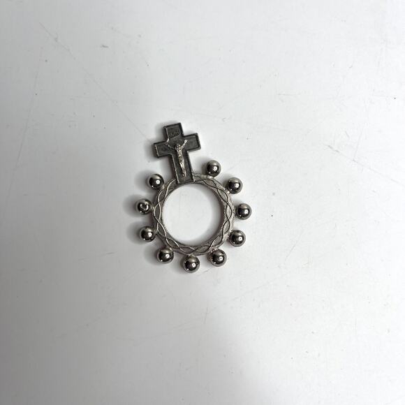Jewelry - Vintage Finger Rosary Ring Purse or Pocket Prayer Italy